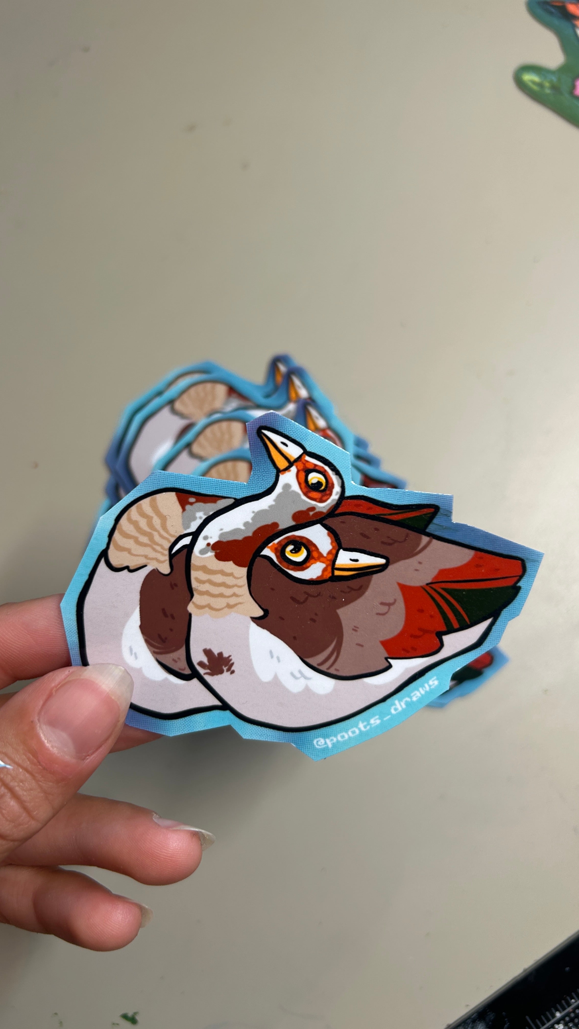 3x3 Goose Lovers sticker